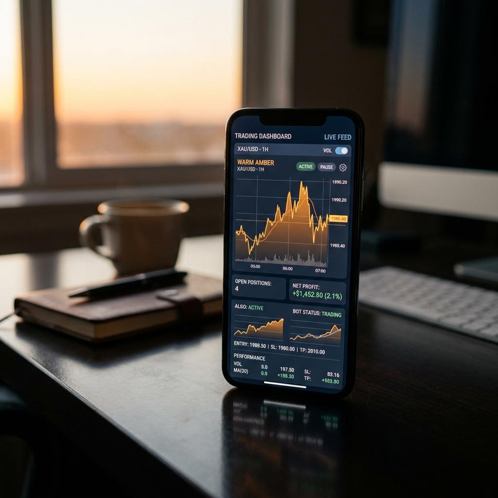 Bitcoin Revolution crypto trading dashboard showing live Bitcoin and Ethereum prices